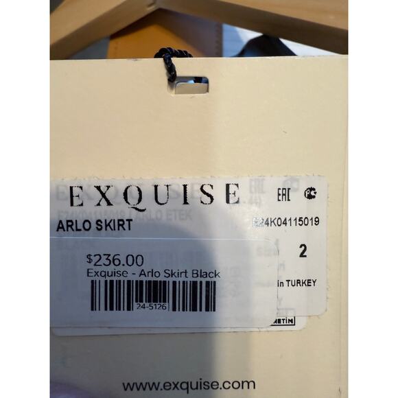 Women's Exquise Tulle Black Polka Dot Midi Arlo Skirt Size Size 2 NEW - Picture 6 of 12